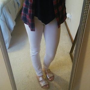 White skinny jeans Size 2